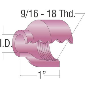 Profax 53N61 Alumina Cup 7/16