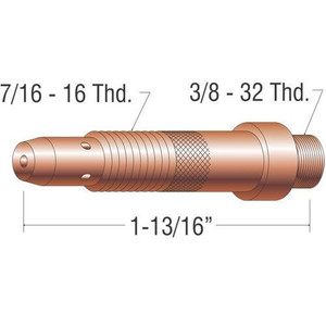 Profax 10N30 Collet Body .040 for 17-18-26 Series TIG Torches - 10 Pack Profax 10N30 Collet Body .040 for 17-18-26 Series TIG Torches - 10 Pack