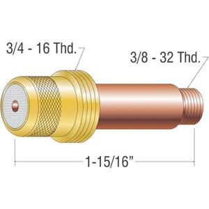 Profax 45V26 Gas Lens 3/32 17-18-26 Series TIG Torch