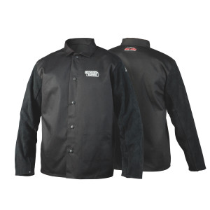 Lincoln Traditional Split Leather-Sleeved Welding Jacket Lincoln Traditional Split Leather-Sleeved Welding Jacket