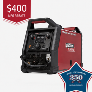 Lincoln Power MIG 215 MPi Multi-Process Welder TIG One-Pak K4878-1