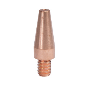 Lincoln Copper Plus Contact Tip - 350A, Tapered, .035 in (0.9 mm) - 100/pack - KP2744-035T-B100 Lincoln Copper Plus Contact Tip - 350A, Tapered, .035 in (0.9 mm) - 100/pack - KP2744-035T-B100