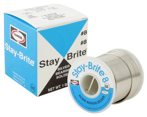 Harris 1/16" x 1 lb. Stay Brite 8 Silver Solder Lead-Free SB831 Harris 1/16" x 1 lb. Stay Brite 8 Silver Solder Lead-Free SB831