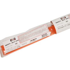 Harris Safety-Silv 56 1/16" x 18" Flux-Coated High Silver Brazing Alloy (2) 1 lb Bags - 56F318L Harris Safety-Silv 56 1/16" x 18" Flux-Coated High Silver Brazing Alloy (2) 1 lb Bags - 56F318L