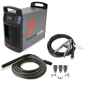 Hypertherm Powermax105 SYNC 200-600V 3-PH Plasma Cutter w/ CPC, Voltage Divider and Serial port, 35 ft. 180 Degree Machine Torch 059762