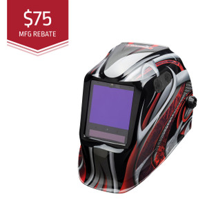Lincoln VIKING 3350 ADV Series Twisted Metal Welding Helmet - K3248-5