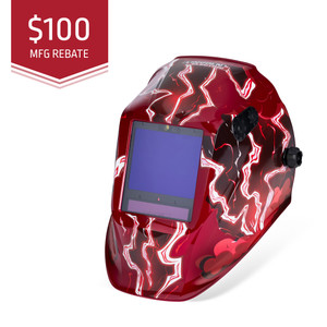 Lincoln VIKING 3350 ADV Red Strike Welding Helmet - K5754-5