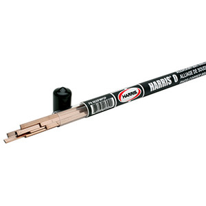 Harris Dynaflow .050" x 1/8" x 20" 8 Stick Tube Phos-Copper-Silver Brazing Rod - D620FMPOP