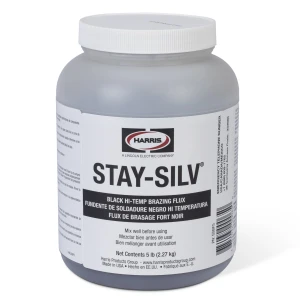 Harris Stay-Silv Black Brazing Flux 5 lb. Jar - 6 Pack - SSBF5