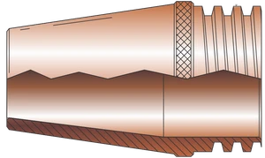 Profax 24CT62F Nozzle 5/8" I.D. Flush - 10 Pack