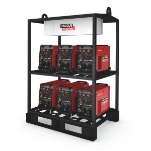 Lincoln Flextec 350X Const 6-Pack With Casters One-Pak - K4277-3