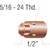 Profax 53N17 Collet Body .020 24-24W Series TIG Torch - 2 Pack Profax 53N17 Collet Body .020 24-24W Series TIG Torch - 2 Pack