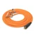 Lincoln Flex Work Lead, 2/0 Cable with Twist-Mate Plug and 300A Ground Clamp, 50 ft. - K5435-2/0-50