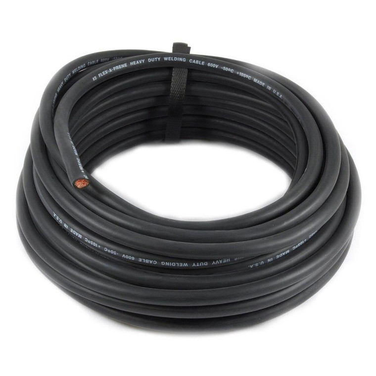 Direct Wire & Cable 50 Foot of Black 1/0 Flex-A-Prene Welding & Battery Cable Made In USA