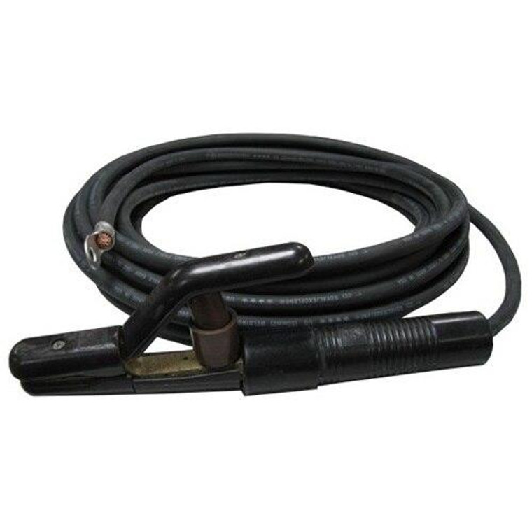 50 Foot 1/0 Welding Cable Lead with Electrode Holder and Lug