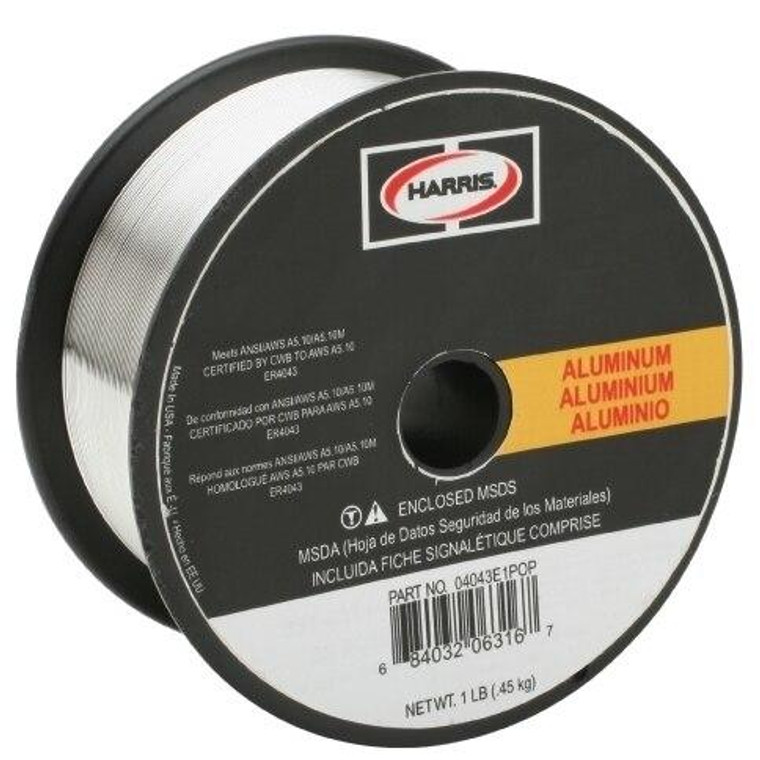 Harris 5356 Aluminum Solid MIG Welding Wire 3/64 - 1 lb