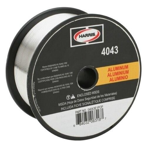 Harris 4043 Aluminum Solid MIG Welding Wire .035 - 16 lb.