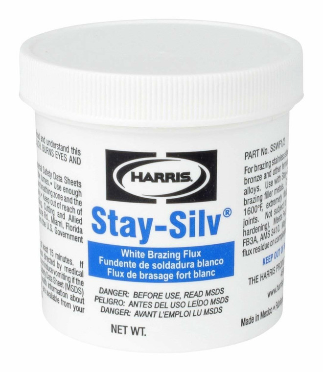 Harris Stay-Silv White Brazing Flux 1 lb Jar SSWF1