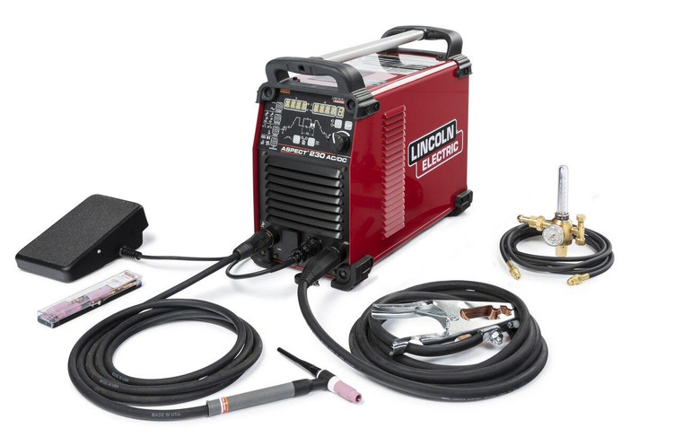 Lincoln Aspect 230 AC/DC TIG Welder Air Cooled One Pak K4341-1