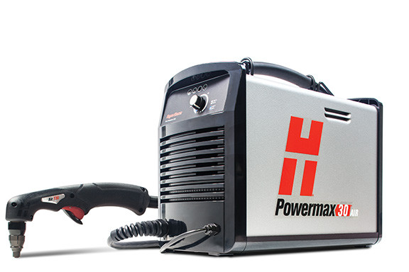 Hypertherm Powermax 30 Air Plasma Cutter 088096 w/ Built-In Air Compressor w/ Kit and Cover
