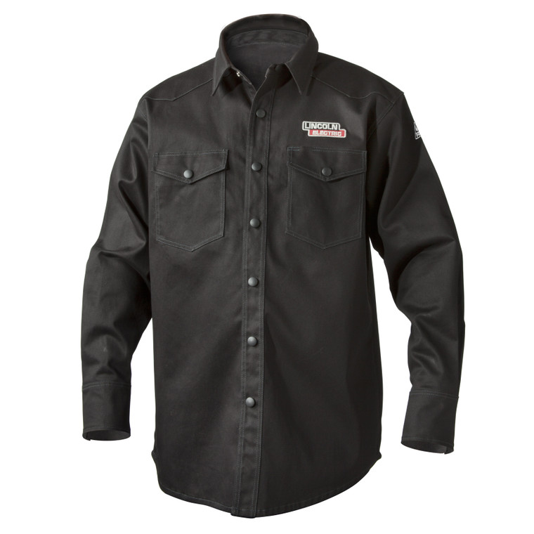 Lincoln Black FR Welding Shirt - K3113