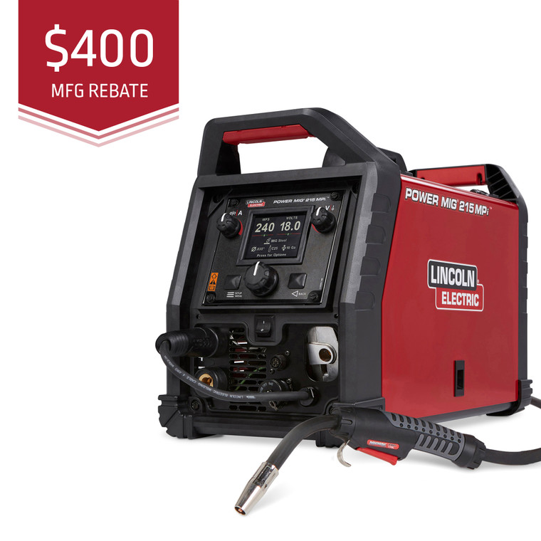 Lincoln Power MIG 215 MPi Multi-Process Welder K4876-1
