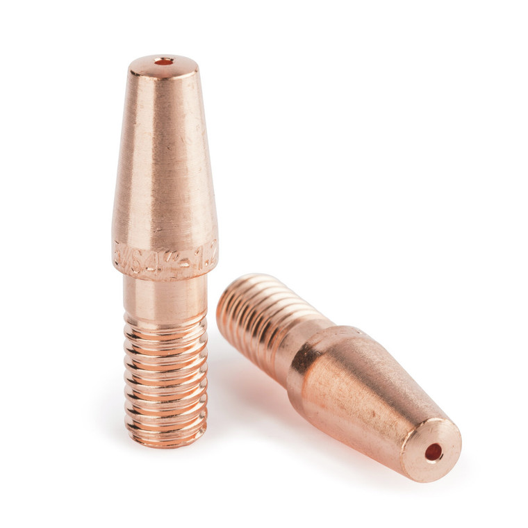 Lincoln Copper Plus Contact Tip - 550A, Aluminum, Tapered, 3/64 in (1.2 mm) - 10/pack - KP2745-364AT