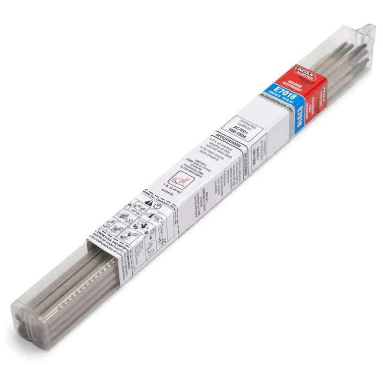 Lincoln E7018 7018 AC Stick Electrodes 3/32 x 14" - 1 lb. - ED033512