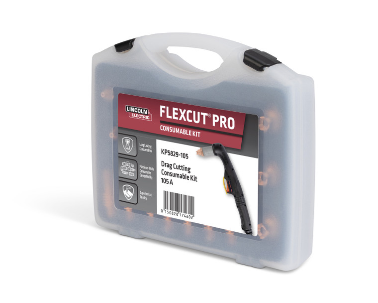 Lincoln FlexCut PRO Drag Cutting Consumable Kit 105 Amp - KP5829-105
