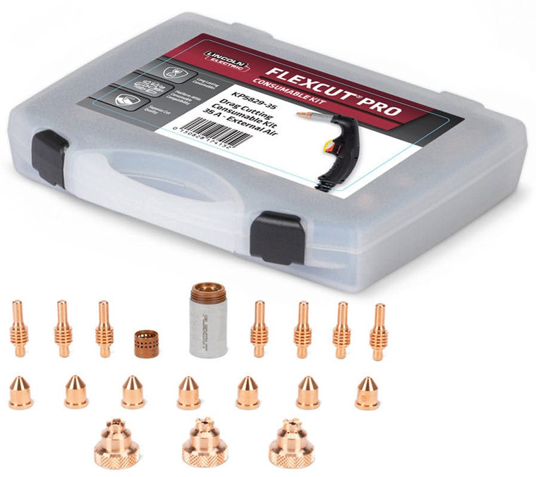 Lincoln FlexCut PRO Drag Cutting Consumable Kit 35 Amp - KP5829-35