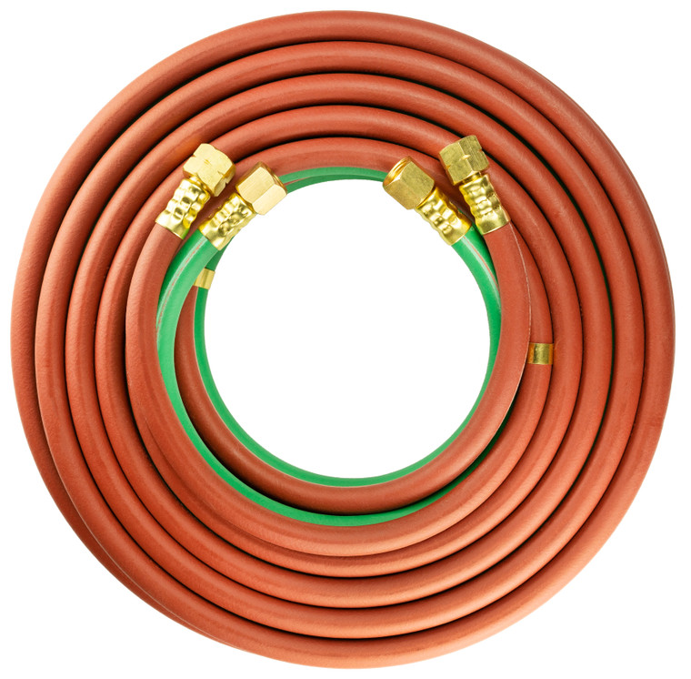 Powerweld 100 Ft. 1/4" Grade R Twin BB Welding Hose