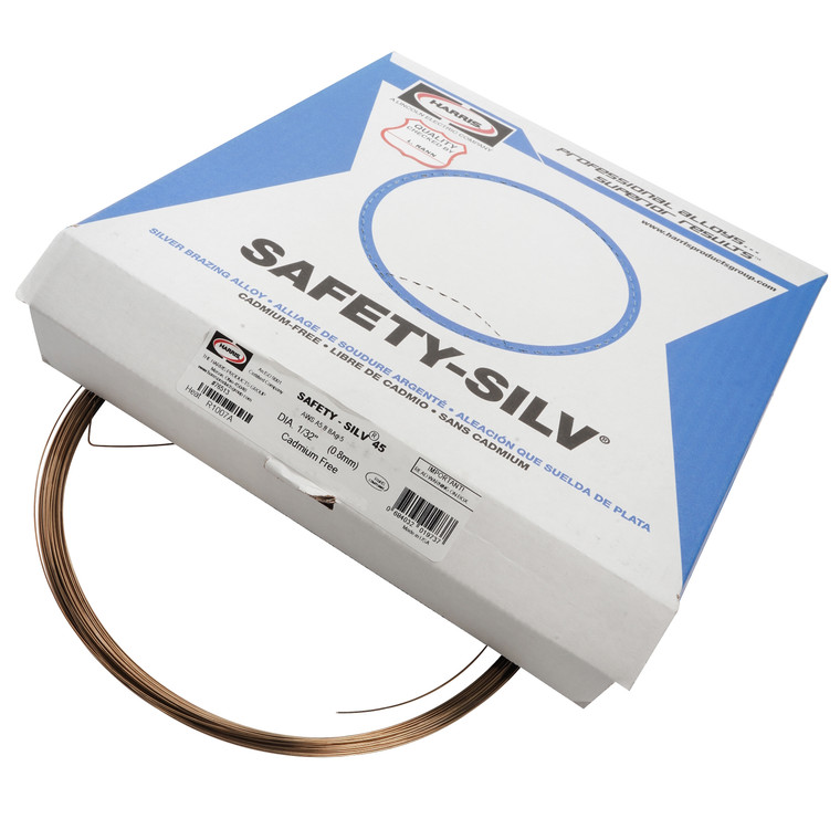 Harris Safety-Silv 45 1/32" x 1 toz High Silver Brazing Alloy - 4511