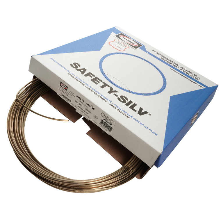 Harris Safety-Silv 45 1/8" x 50 toz High Silver Brazing Alloy - 45650H