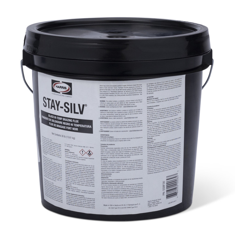  Harris Stay-Silv Black Brazing Flux 30 lb. Pail - SSBF30