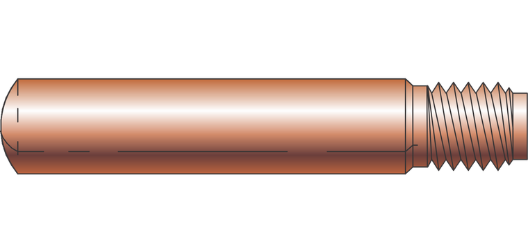 Profax 14H52 Heavy Duty Contact Tip .052 (KP14H-52) - 25 Pack