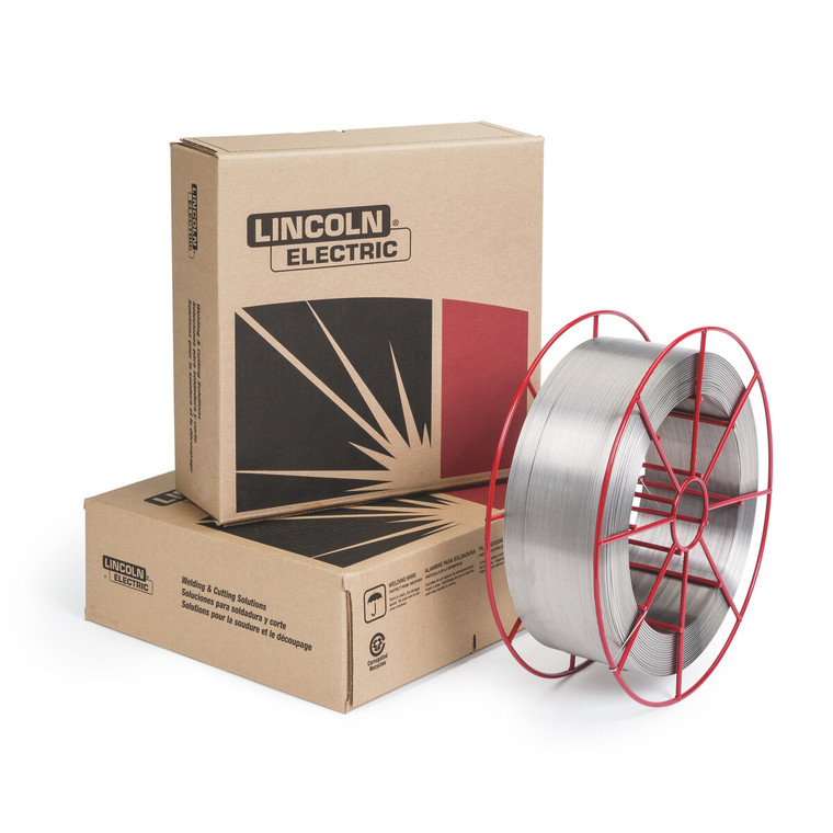 Lincoln Red Max 308LSi Stainless MIG Welding Wire, .045 in., 33 lb Spool - ED037984