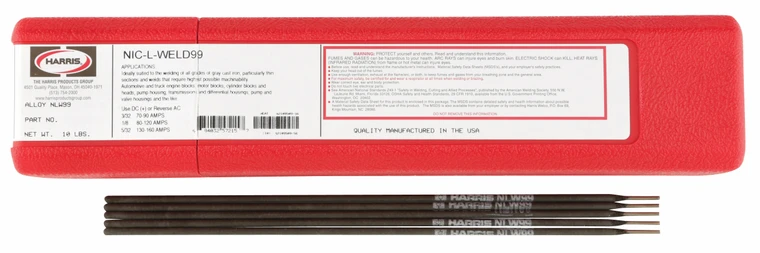 Harris Nic-L-Weld 99 Nickel Alloy Stick Electrode 1/8 x 10 lb - NLW9960