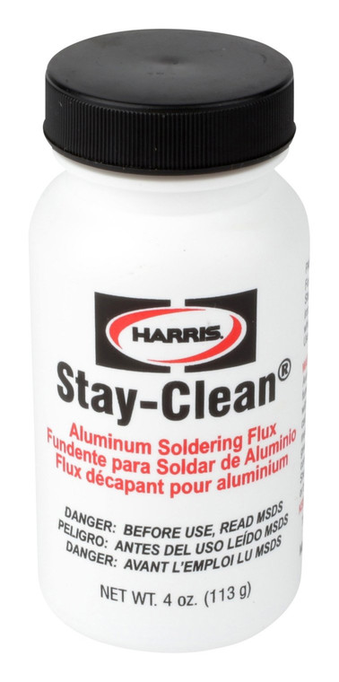 Harris Stay-Clean Aluminum Soldering Flux 4OZ Jar - 24 Pack - SCAF4