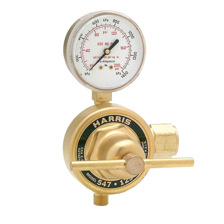 Harris 547-125-CR High Flow Side Entry Station Regulator - 4000607