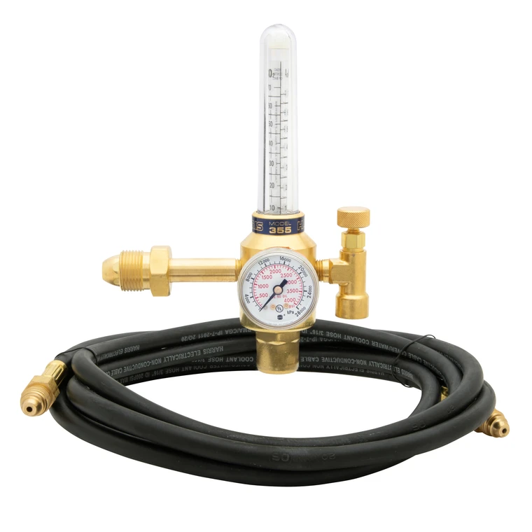 Harris Model 355-2Ar-58010 Argon Flowmeter Regulator Shielding Gas Kit - 3100211