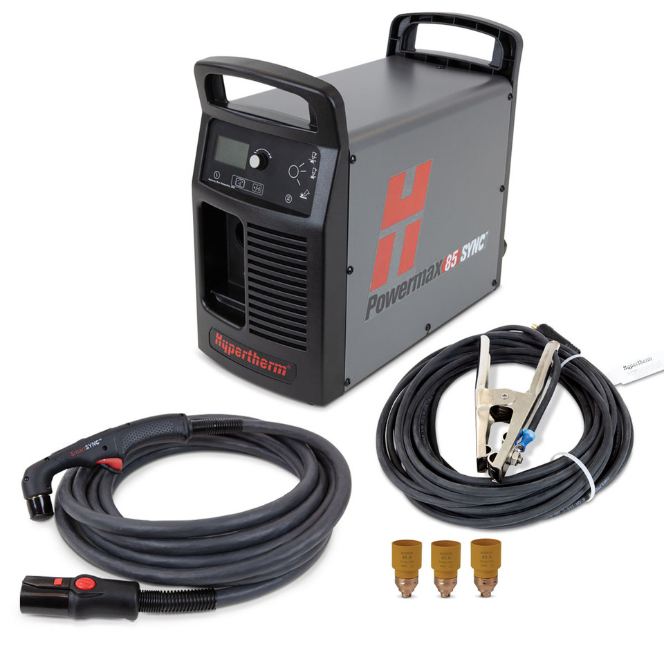 Hypertherm Powermax 85 SYNC Plasma Cutter w/ CPC Port, 50 ft. 75 Degree