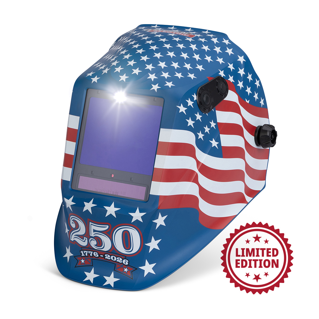Lincoln VIKING 3350 ADV Star-Spangled 250th Edition welding helmet