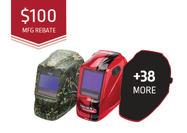 Lincoln VIKING welding helmet rebate