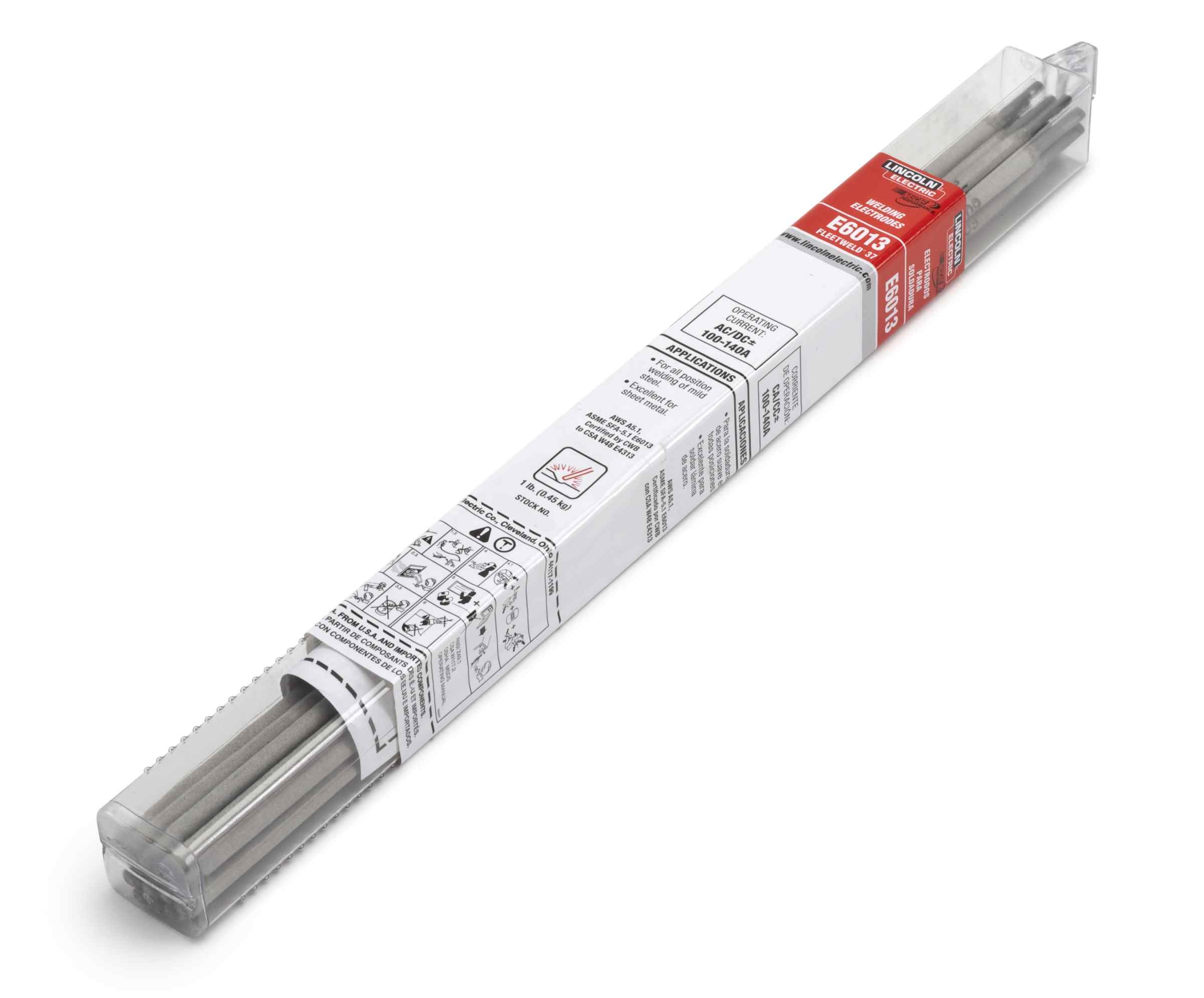 Lincoln Fleetweld 37 E6013 Stick Electrodes 1/16 x 10
