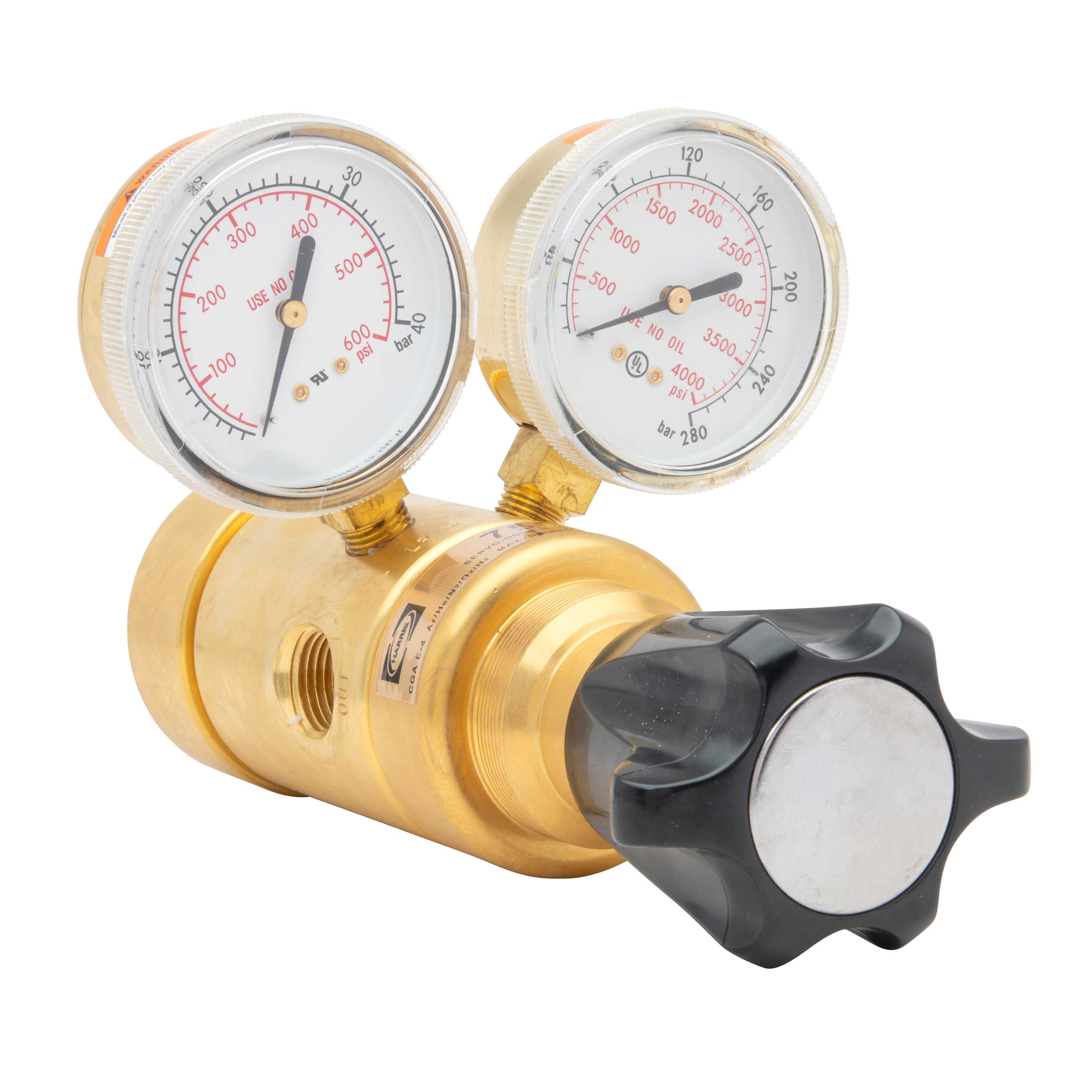 Harris HP750-1000-3000 Servo-Dome Non Corrosive Gas Regulator
