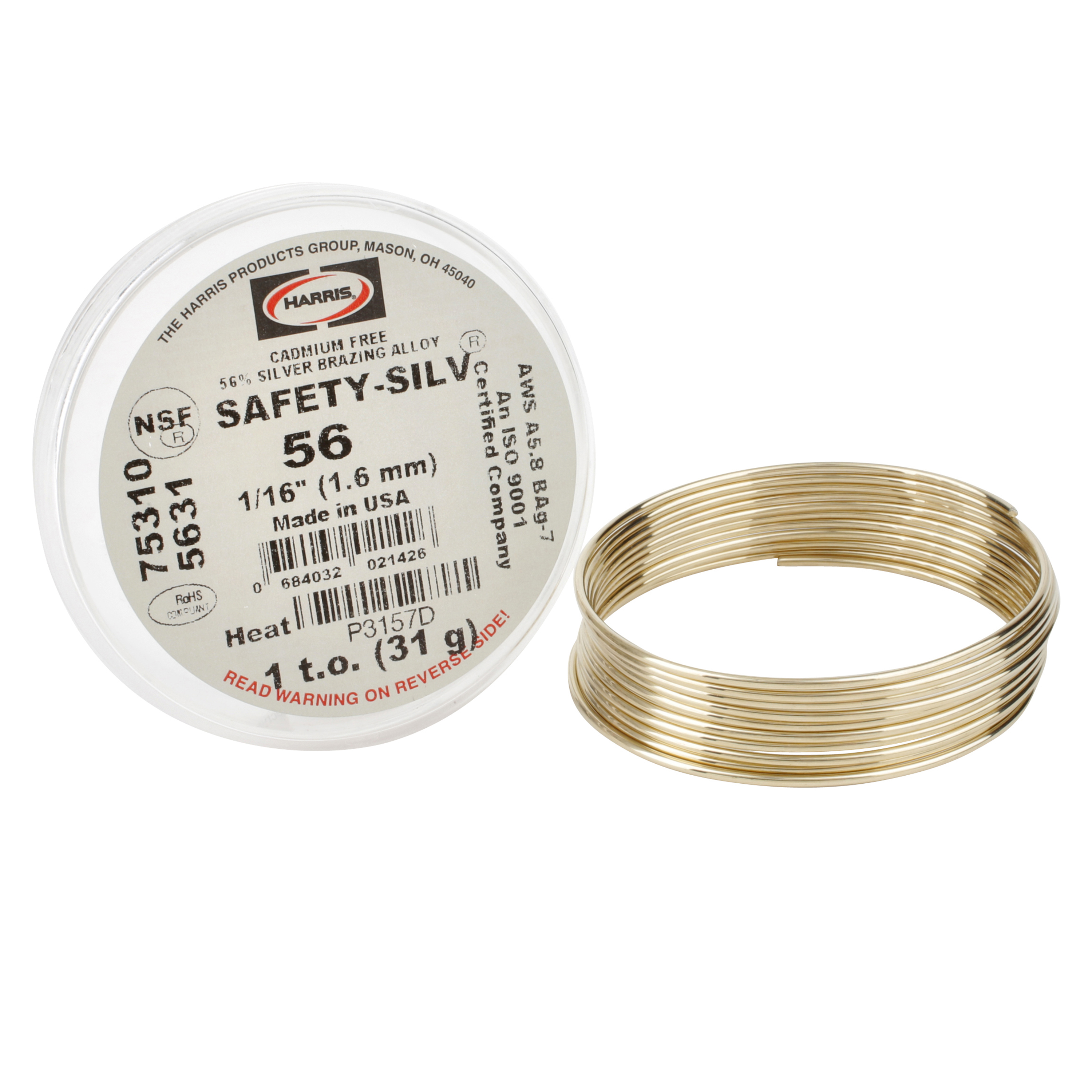 Harris Safety-Silv 56 1/16