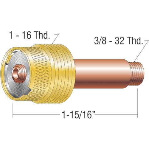 Profax 45V116 XL Gas Lens 1/16
