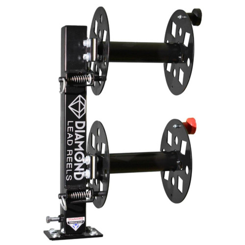 Diamond Lead Reels Heavy Duty 10" Swivel Base Welding Lead Reel SBD10BLK