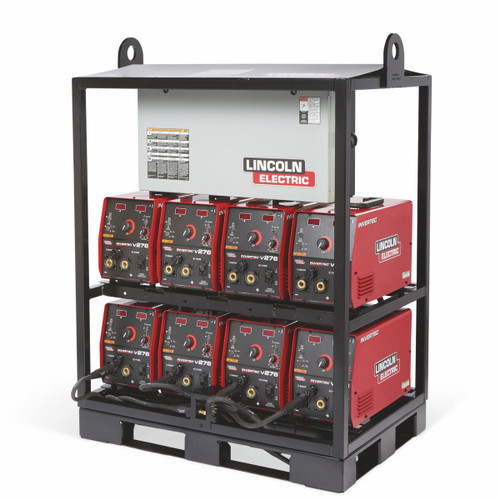Lincoln Electric Invertec V276 8-Pack Rack