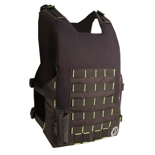 Mustang Rescue Swimmer Vest - Fluorescent Yellow\/Green\/Black - Manual [MRV170-251-0-206]